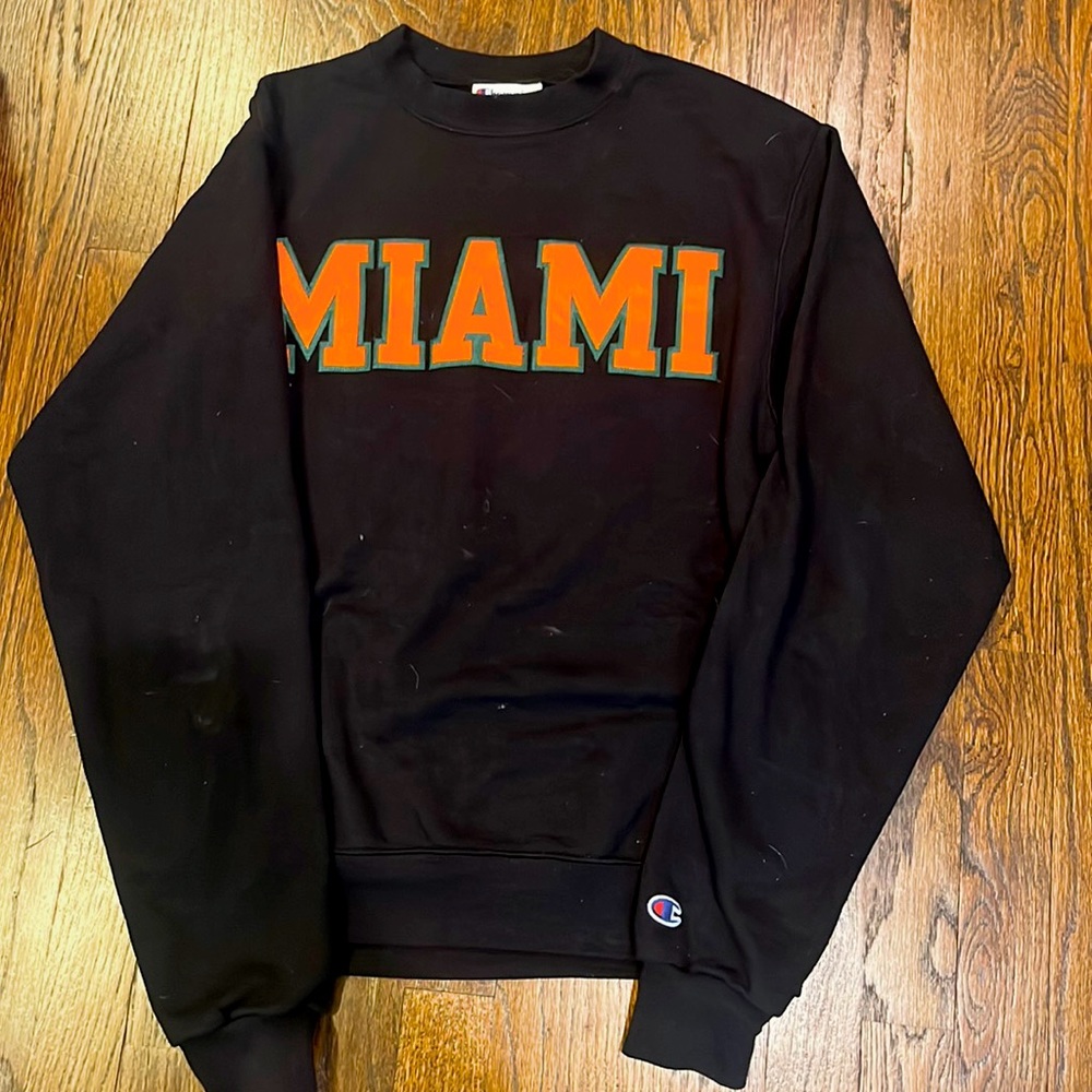 Champion, Mens small, umiami merchandise, crewneck